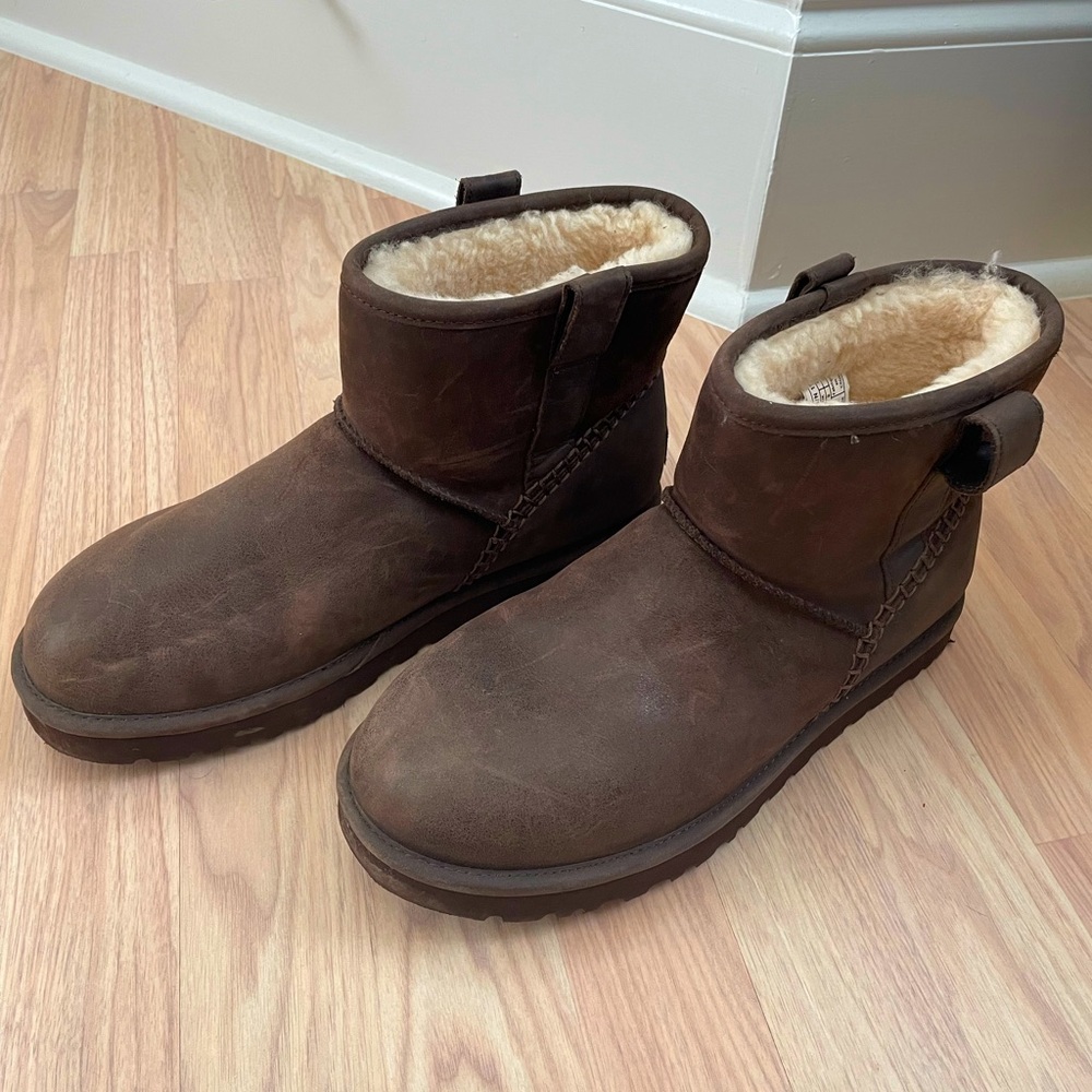 Mens Ugg classic mini deco boots
